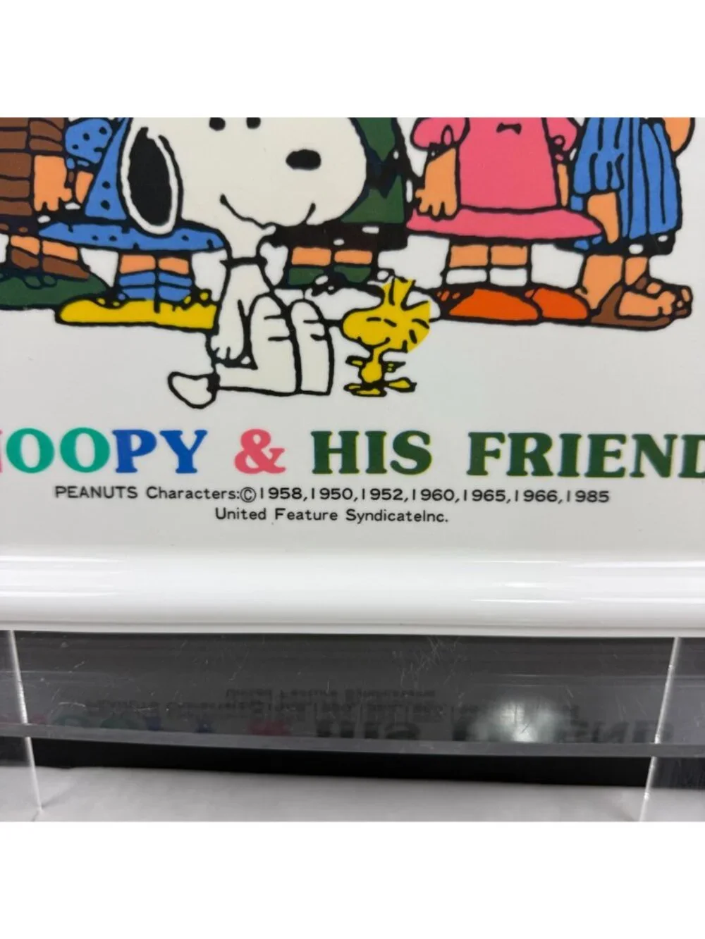 Vintage Snoopy & His Friend Shelina Melamine Tray Peanuts Design